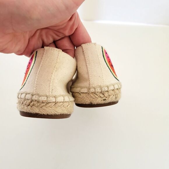 J. Crew Embroidered Friut Espadrille Slip On Flats - Picture 3 of 5
